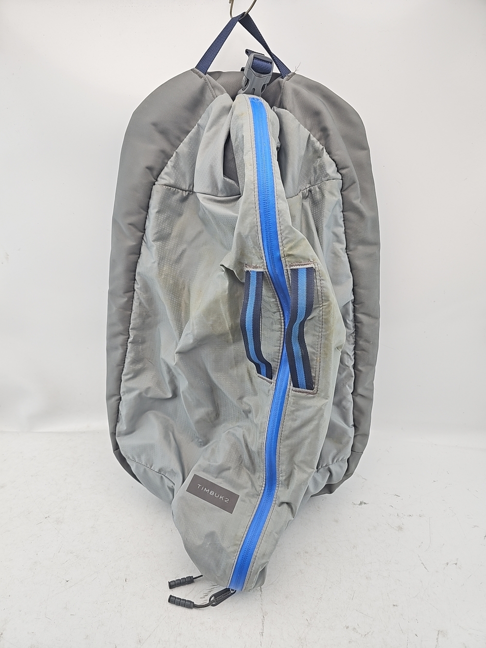 Timbuk2 Grey and Blue Commuter Sling Bag